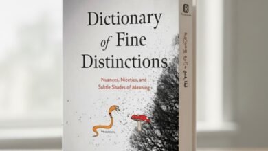 دار النشر الأمريكية Union Square & Co في نيويورك كتاب جديد يحمل عنوان "قاموس الفروقات اللغوية" (Dictionary of Distinctions) للكاتب الكندي الساخر إيلي بيرنشتاين (Eli Burnstein).