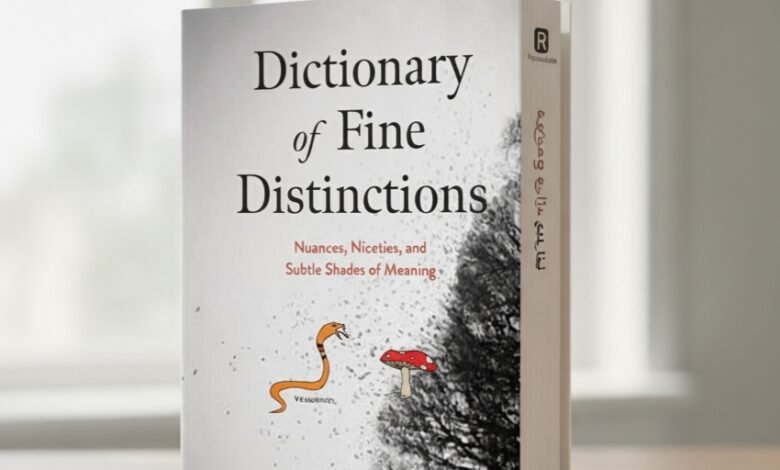 دار النشر الأمريكية Union Square & Co في نيويورك كتاب جديد يحمل عنوان "قاموس الفروقات اللغوية" (Dictionary of Distinctions) للكاتب الكندي الساخر إيلي بيرنشتاين (Eli Burnstein).