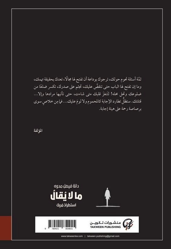 رواية ما لم يرد ذكره من سيرة أضحية مثايل الشمري